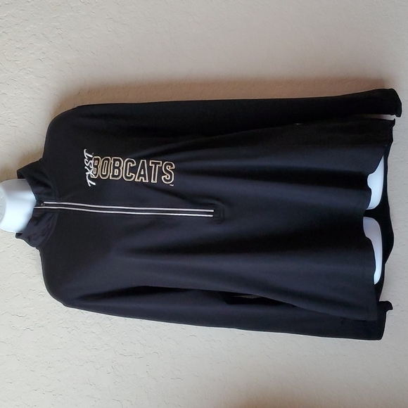 Ladies large TX State Bobcats Long-sleeved work out jacket - Picture 1 of 11